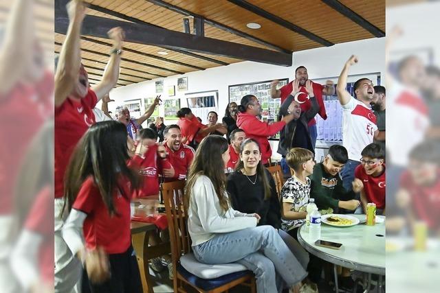 Public Viewing bei der Fuball-EM