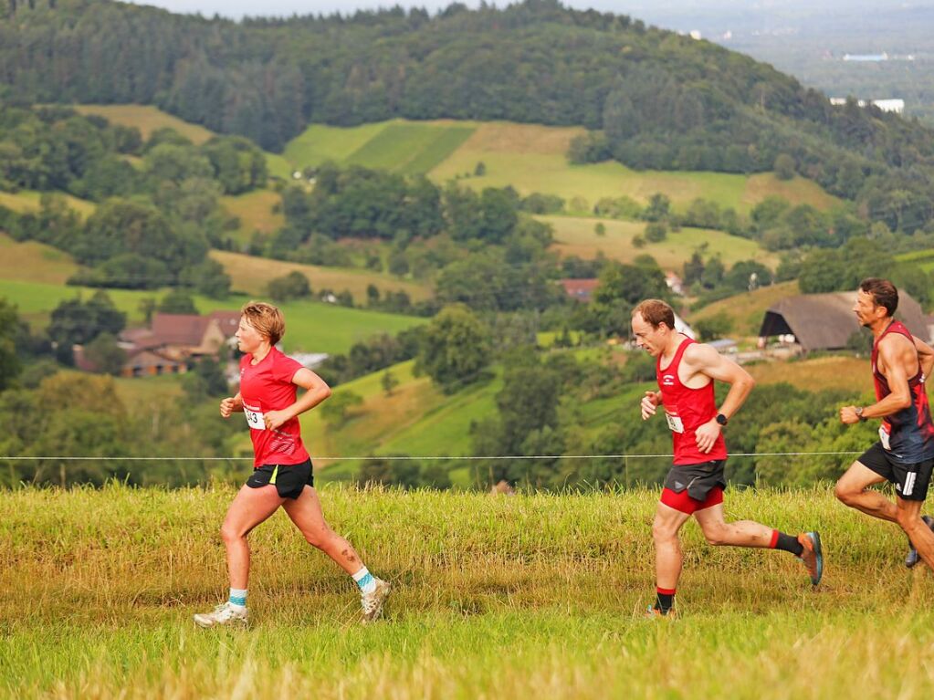 Auch krzere Strecken und ein Bambinilauf waren im Angebot des Sportvereins. Der Start war um 8.45 Uhr am Sportplatz.