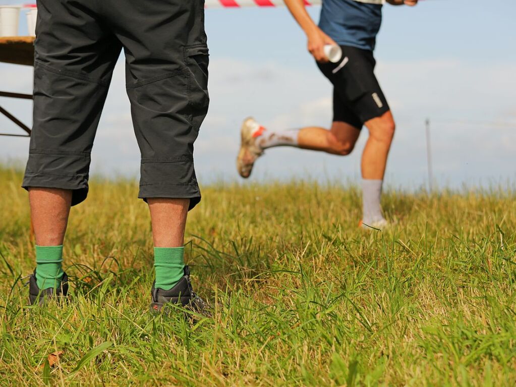 Auch krzere Strecken und ein Bambinilauf waren im Angebot des Sportvereins. Der Start war um 8.45 Uhr am Sportplatz.