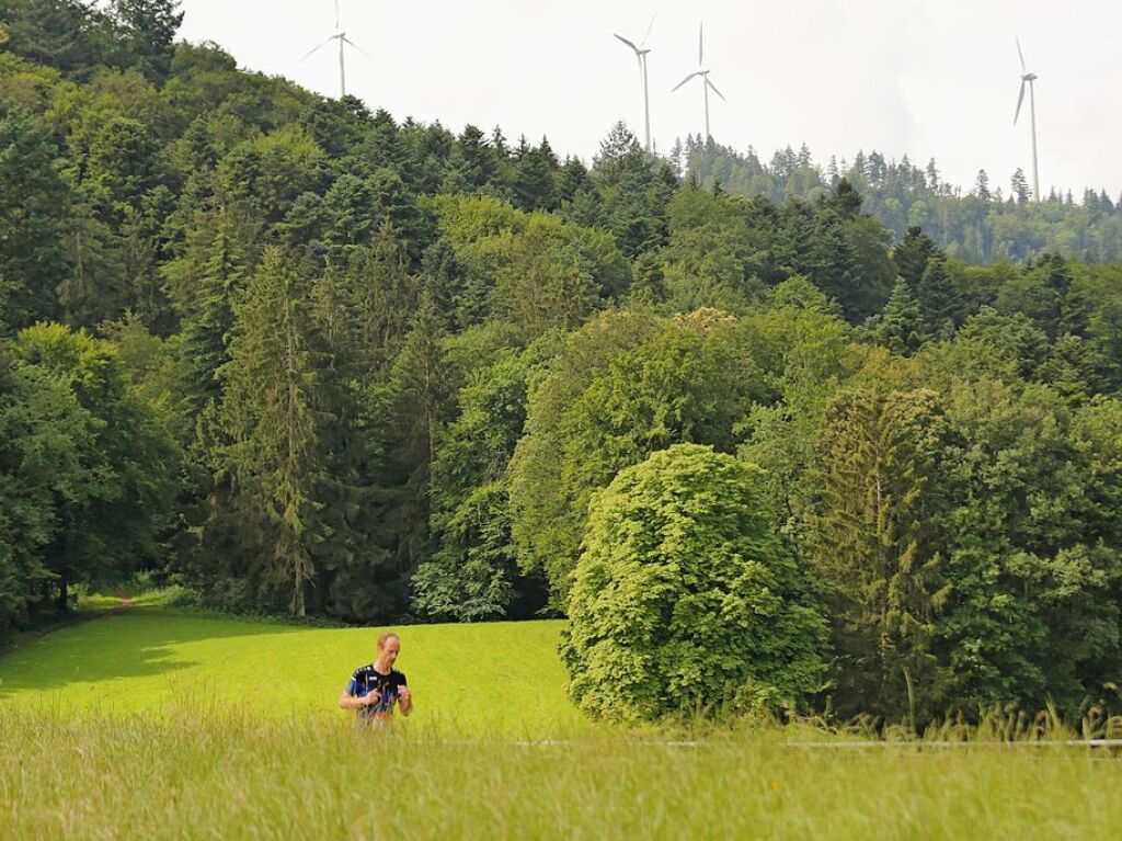 Auch krzere Strecken und ein Bambinilauf waren im Angebot des Sportvereins. Der Start war um 8.45 Uhr am Sportplatz.