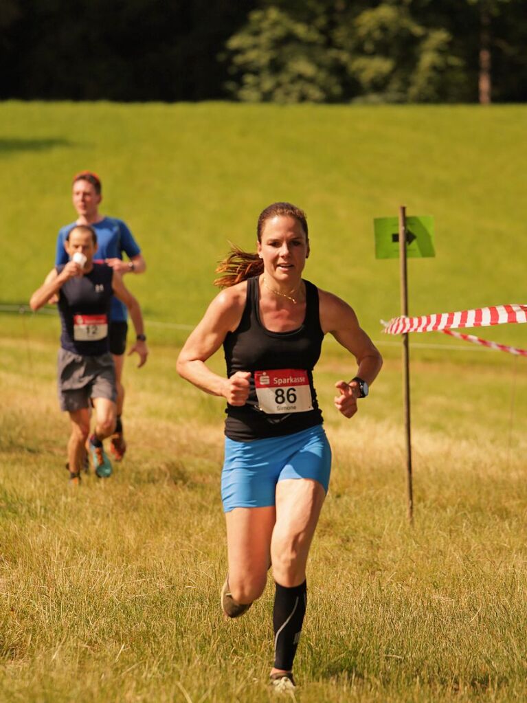 Auch krzere Strecken und ein Bambinilauf waren im Angebot des Sportvereins. Der Start war um 8.45 Uhr am Sportplatz.