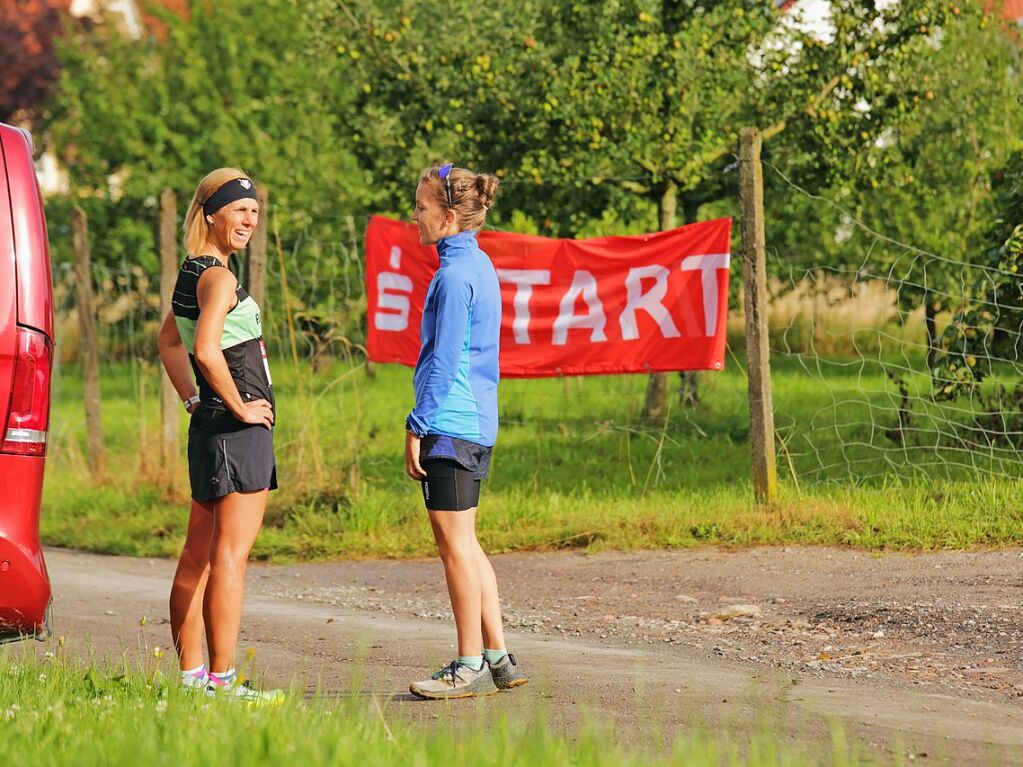 Auch krzere Strecken und ein Bambinilauf waren im Angebot des Sportvereins. Der Start war um 8.45 Uhr am Sportplatz.