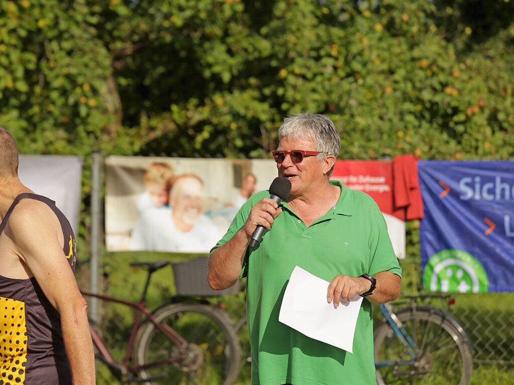 Auch krzere Strecken und ein Bambinilauf waren im Angebot des Sportvereins. Der Start war um 8.45 Uhr am Sportplatz.