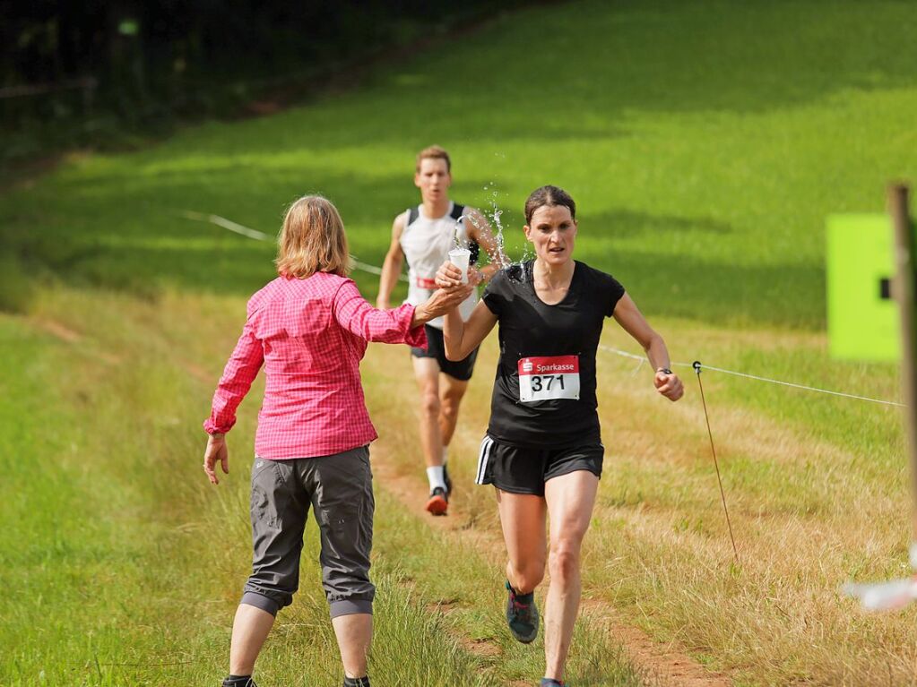 Auch krzere Strecken und ein Bambinilauf waren im Angebot des Sportvereins. Der Start war um 8.45 Uhr am Sportplatz.