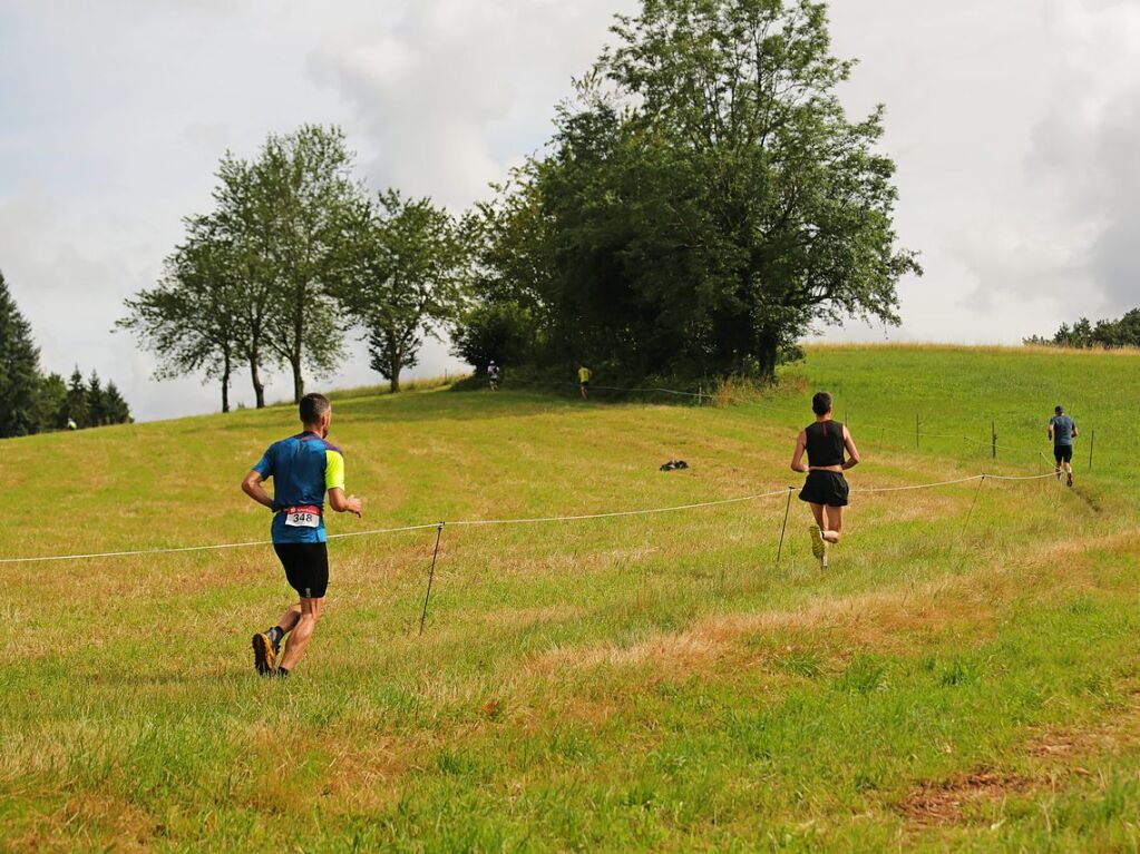 Auch krzere Strecken und ein Bambinilauf waren im Angebot des Sportvereins. Der Start war um 8.45 Uhr am Sportplatz.