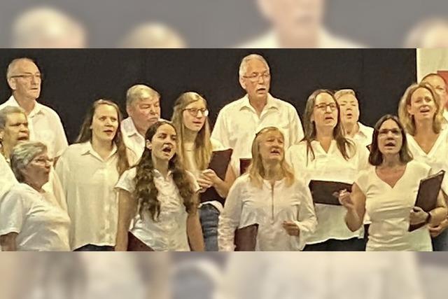 Schallbacher Chor singt fr Frieden
