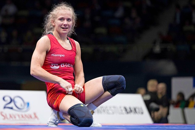 Sandra Paruszewski freut sich auf ihre ersten Olympischen Spiele  | Foto: IMAGO/United World Wrestling / Kadir C