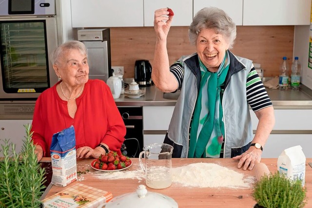 Gemeinsam in der Kche wirken: Tagespf... ber grozgige Rume zum Wohlfhlen.  | Foto: Mareike Drozella