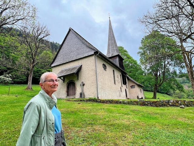 Fr Christel Faller ist die St. Oswald-Kapelle im Hllental ein Kraftort.  | Foto: Tanja Bury