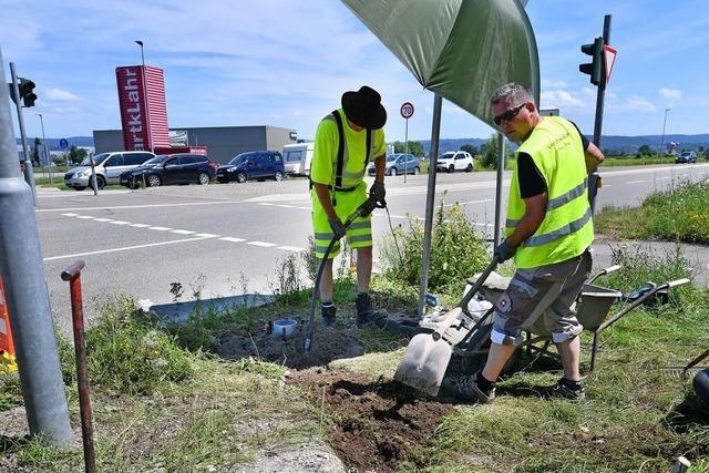 Zwei neue Blitzer entstehen am Autobahnzubringer in Lahr