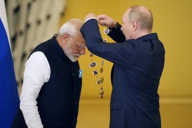 Modi geht es in Moskau ums Geschft