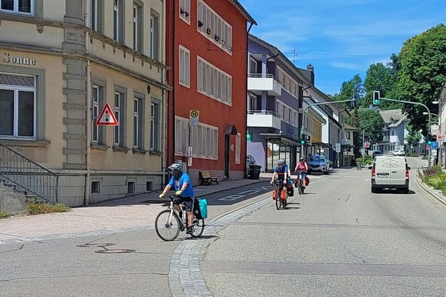 Fahrradfahrer sollen es in Bonndorf k...ach den Entwrfen des Landkreises geht  | Foto: Ingo Gnther