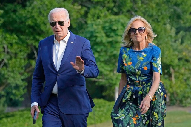 Joe Biden am Montag in Harrisburg, Pennsylvania  | Foto: Susan Walsh (dpa)