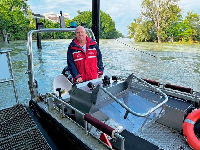 Die Kritik von Richard Graf, Chef der Rheinrettung, ist in Aarau gehrt worden.  | Foto: Valentin Zumsteg