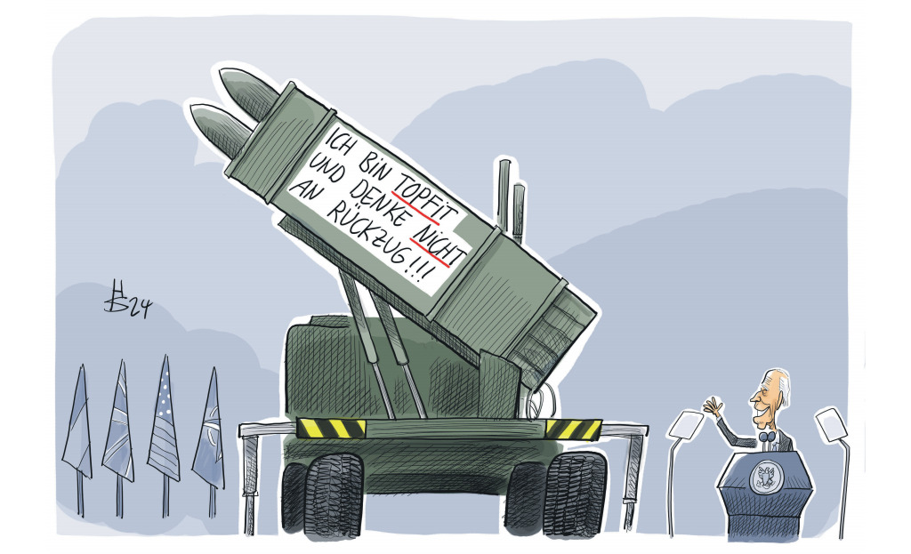 noch-ein-abwehrsystem-beim-nato-gipfel-karikaturen-badische-zeitung