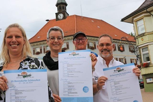 Beim Schlossfest in Bonndorf soll sicher, vielfltig und familienfreundlich gefeiert werden