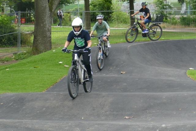 Ein Pumptrack braucht acht Tage