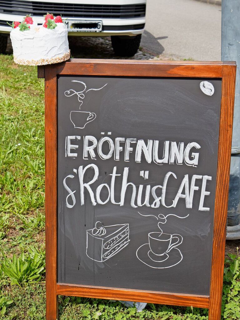 Erffnung Dorftreff Kiechlinsbergen und "Roths-Caf" am Samstag