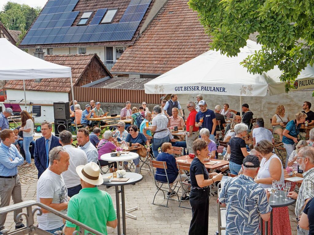 Erffnung Dorftreff Kiechlinsbergen und "Roths-Caf" am Samstag