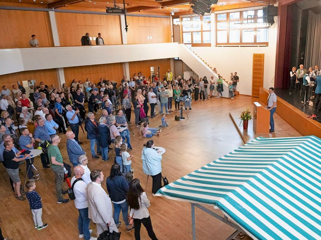 Brgermeister Jens Fondy-Langela erffnete am Freitagnachmittag im Stadthaus das Fest. Er dankte den Vereinen fr ihr herausragendes Engagement und den Anwohnern fr ihre Geduld und Nachsicht.