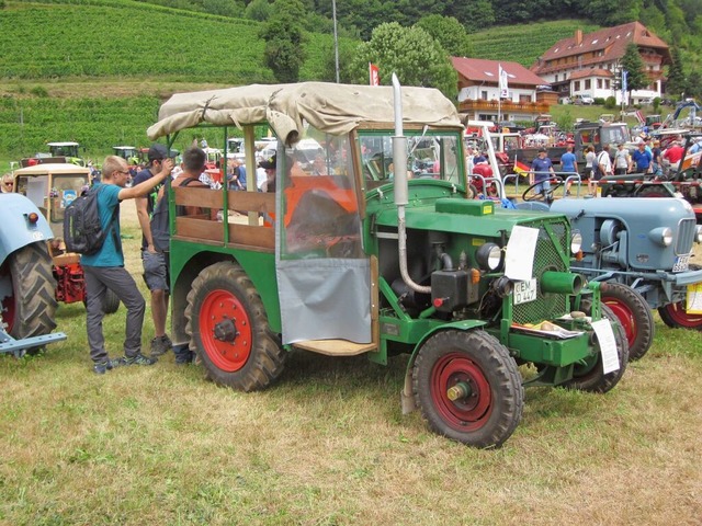 Mit diesem Traktor fuhr Otto Haas sein Gemse zum Markt.  | Foto: Hubert Haas