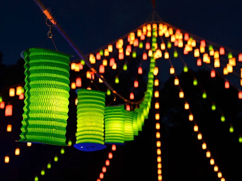 Anziehungspunkt: das Lichterfest in Bad Krozingen.