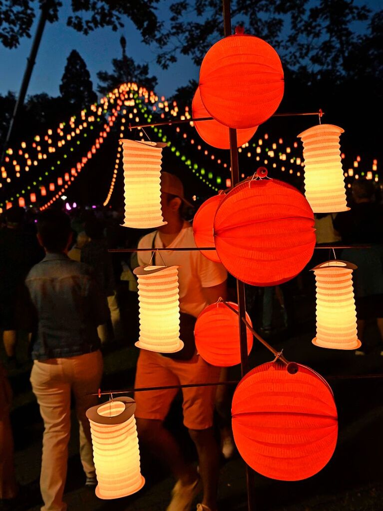 Anziehungspunkt: das Lichterfest in Bad Krozingen.