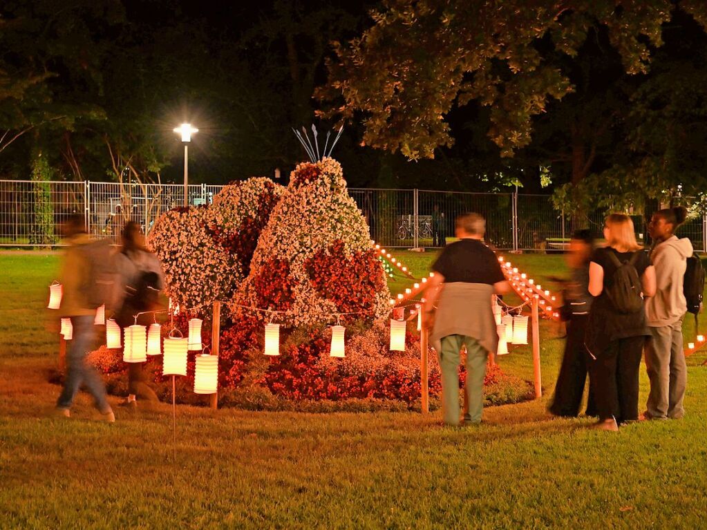 Anziehungspunkt: das Lichterfest in Bad Krozingen.