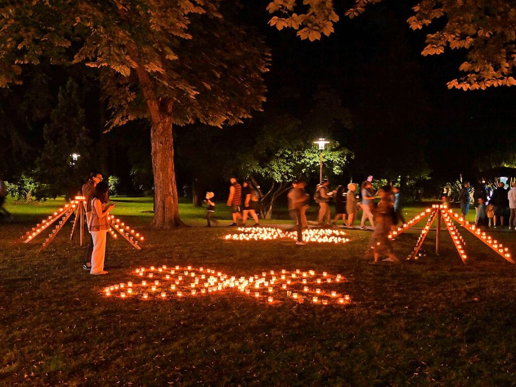 Anziehungspunkt: das Lichterfest in Bad Krozingen.