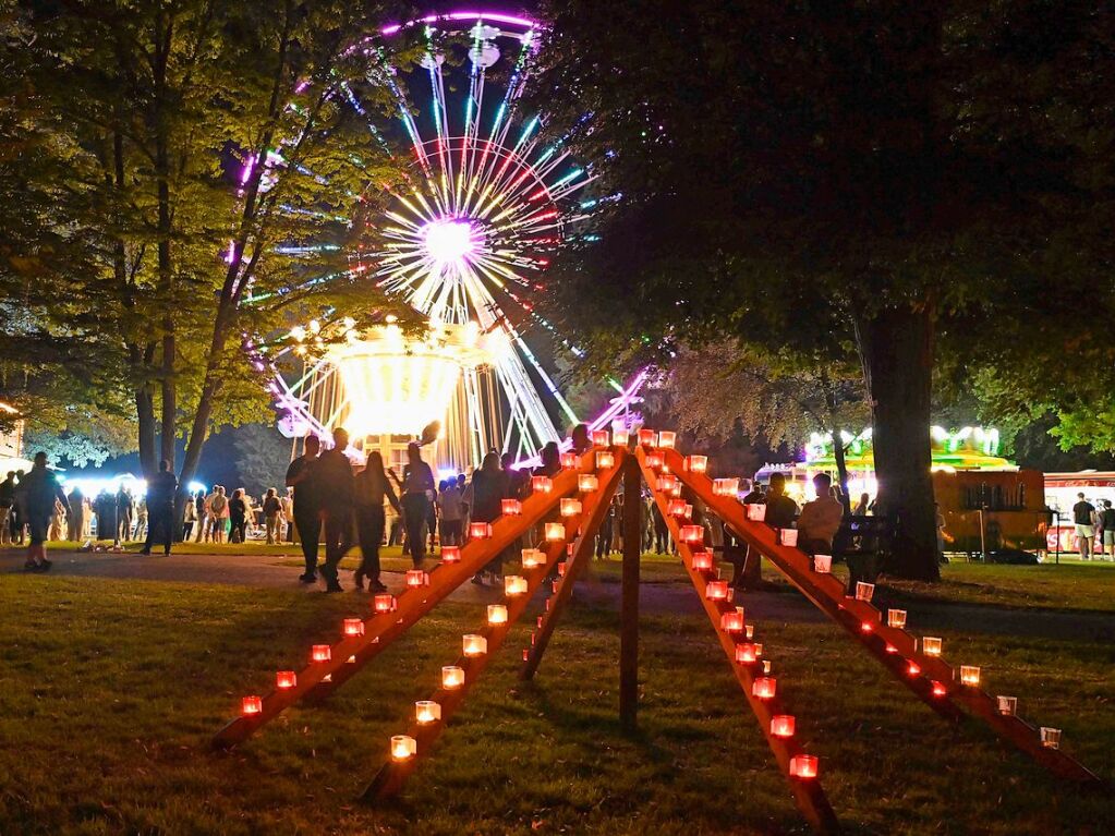 Anziehungspunkt: das Lichterfest in Bad Krozingen.