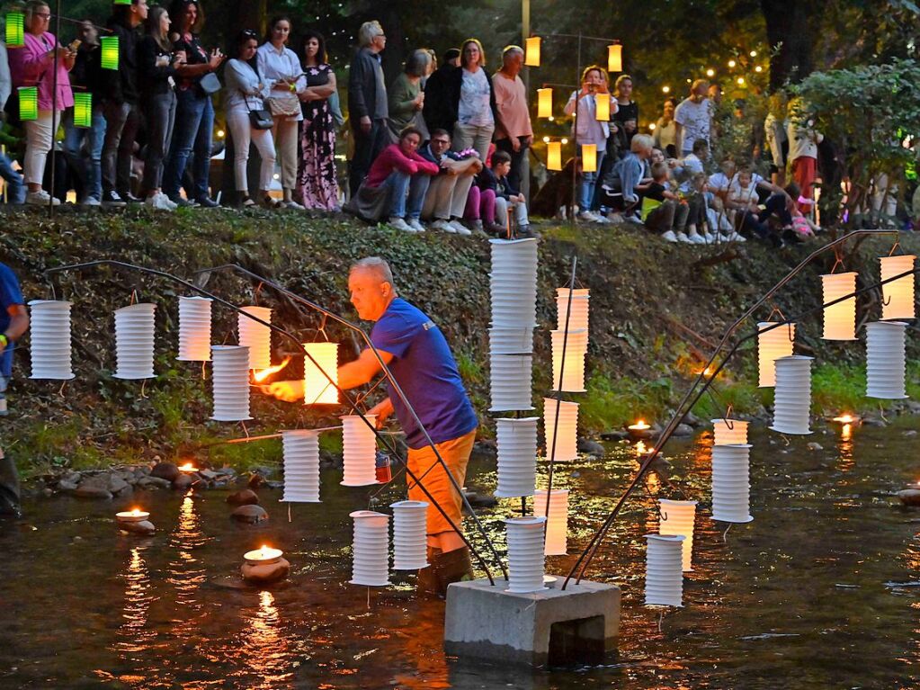 Anziehungspunkt: das Lichterfest in Bad Krozingen.