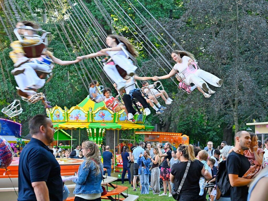 Anziehungspunkt: das Lichterfest in Bad Krozingen.