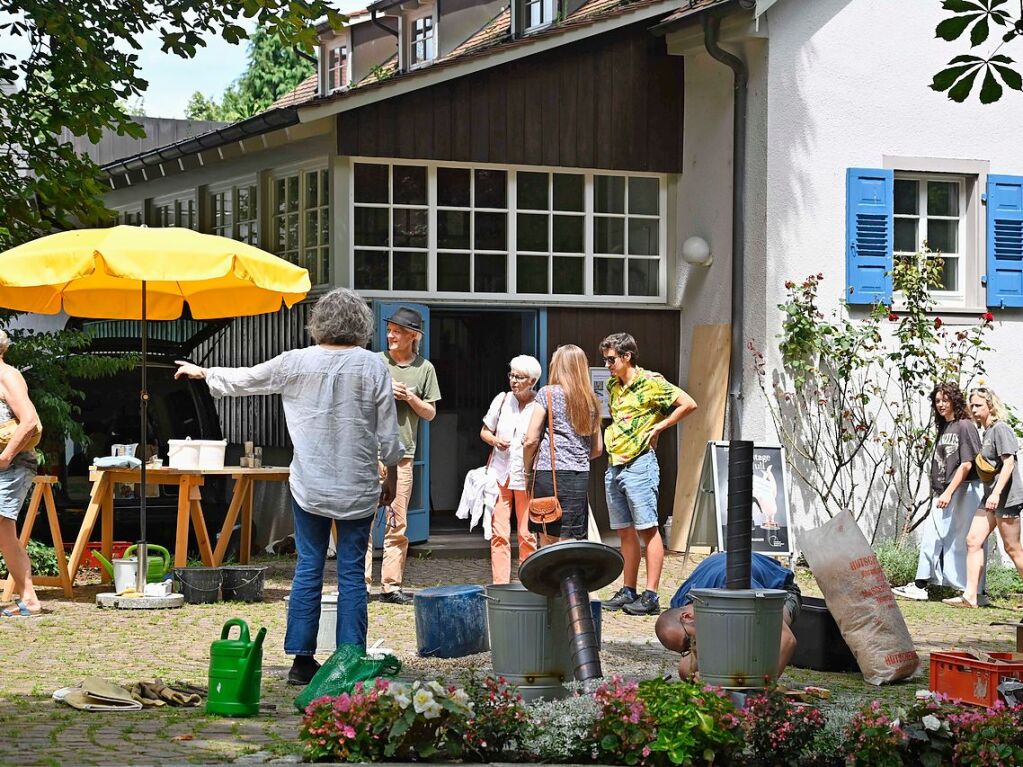 Mitmachaktionen und Ausstellungsstcke: Am Wochenende hat sich das Staufener Keramikmuseum prsentiert.