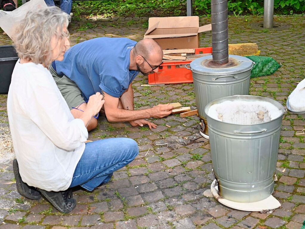 Mitmachaktionen und Ausstellungsstcke: Am Wochenende hat sich das Staufener Keramikmuseum prsentiert.