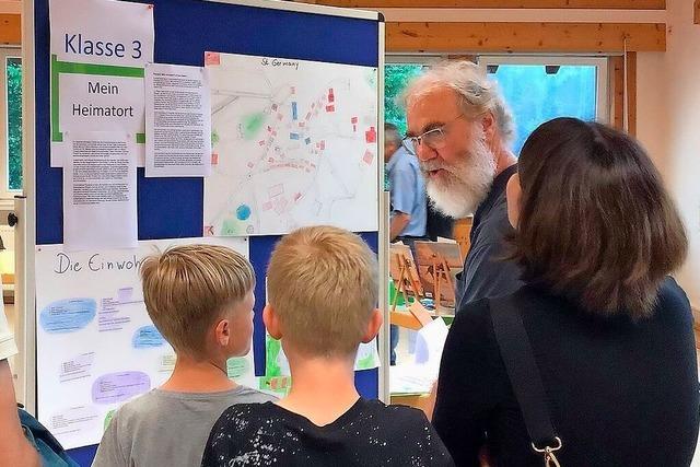 Die Grundschule St. Mrgen feiert die Rezertifizierung als Naturpark-Schule
