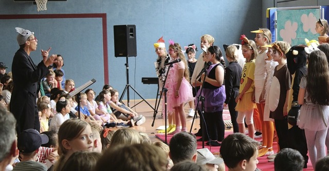 Seit November haben die Schlerinnen u...G der Hebelschule am Stck gearbeitet.  | Foto: Katharina Kubon