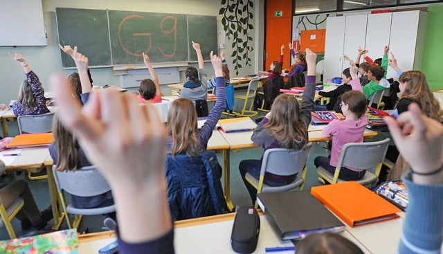 Das neunjhrige Gymnasium soll helfen, Schwerpunkte im Bildungsplan zu setzen.  | Foto: Franziska Kraufmann (dpa)