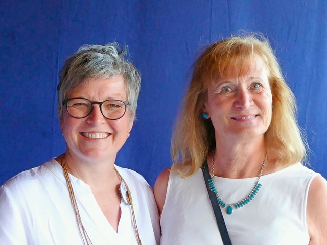 Petra Sauer (rechts) und ihre Nachfolgerin Anja Hanke.  | Foto: Sabine Ehrentreich