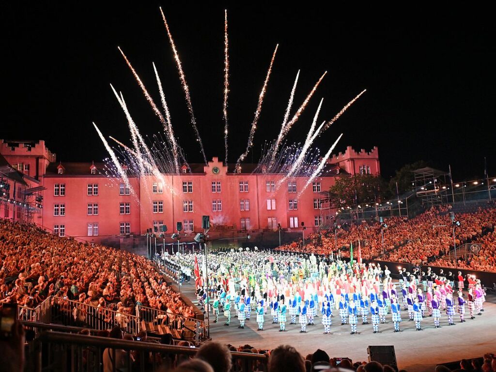 Eindrcke vom Basel Tattoo 2024