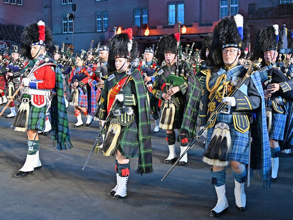 Eindrcke vom Basel Tattoo 2024