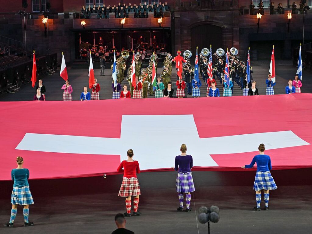 Eindrcke vom Basel Tattoo 2024