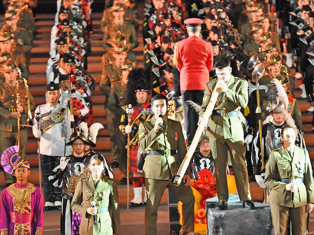 Eindrcke vom Basel Tattoo 2024