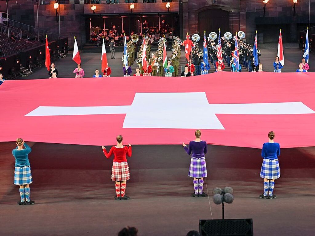 Eindrcke vom Basel Tattoo 2024