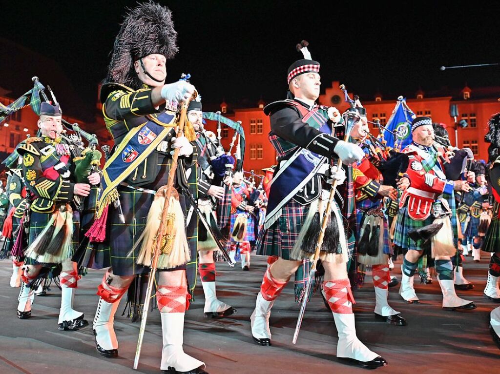 Eindrcke vom Basel Tattoo 2024