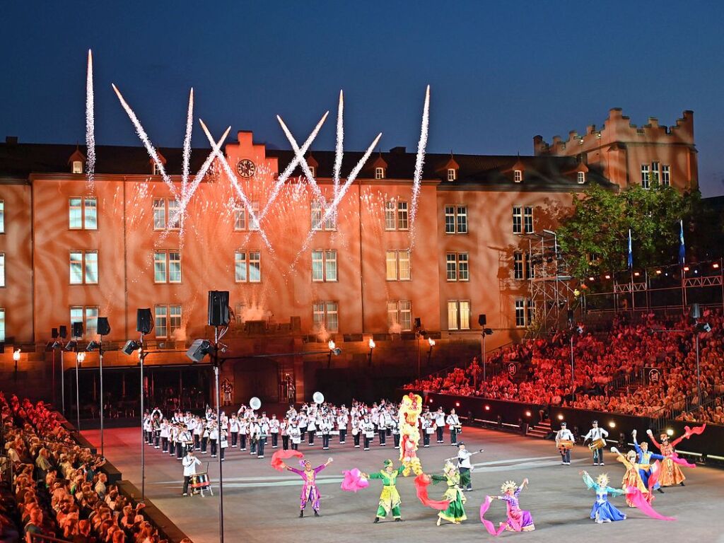 Eindrcke vom Basel Tattoo 2024