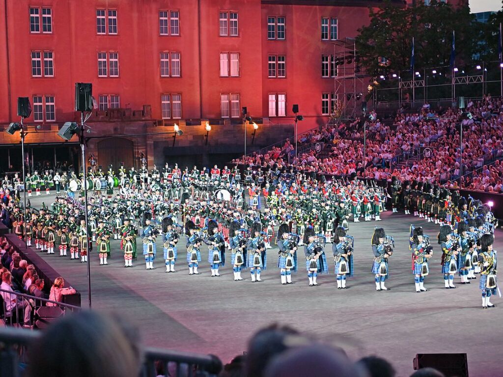 Eindrcke vom Basel Tattoo 2024