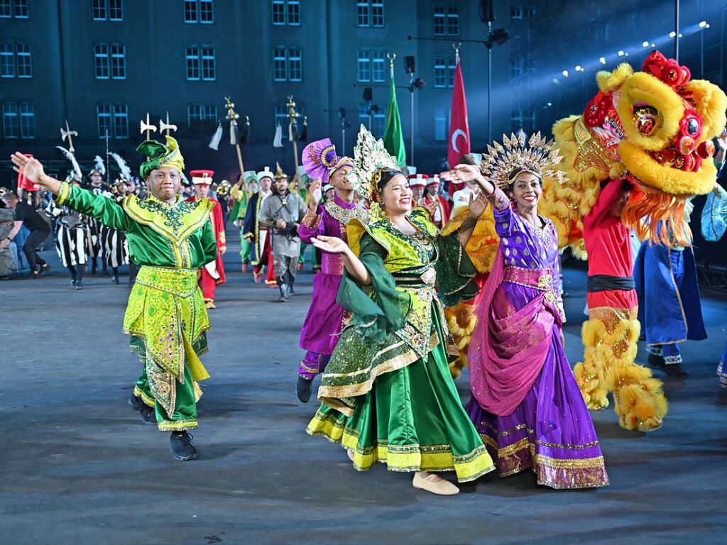 Eindrcke vom Basel Tattoo 2024