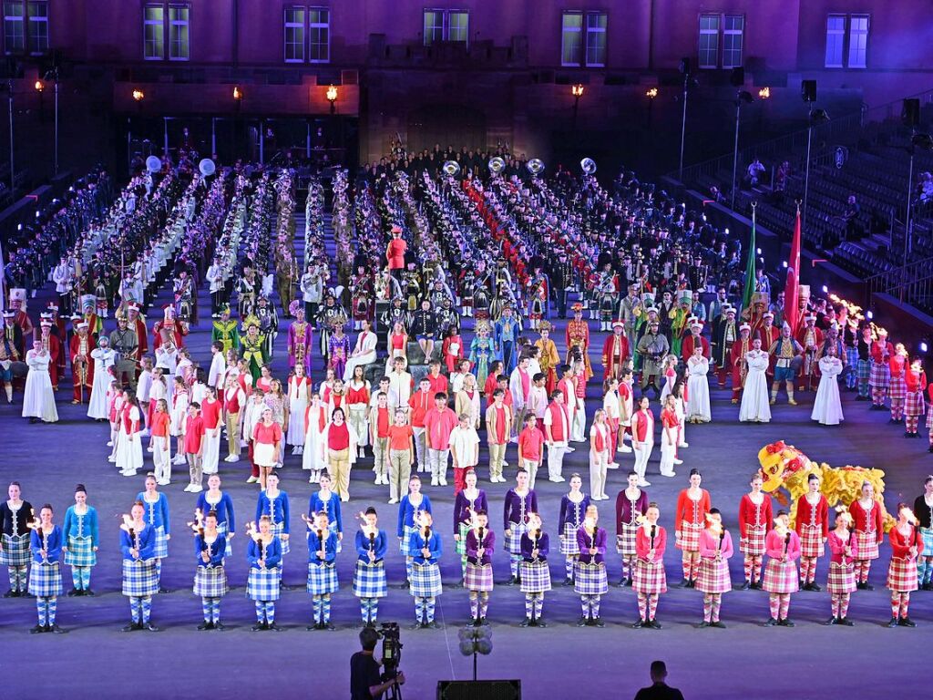 Eindrcke vom Basel Tattoo 2024