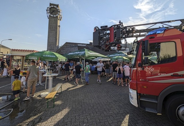 Das Sommerfest der Haagener Wehr ersetzt das fehlende Dorffest  | Foto: Katharina Kubon