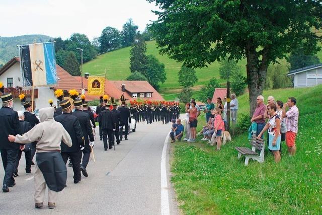 Das ganze Dorf feiert 100 Jahre Bergmannskapelle Wieden